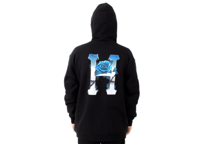 HUF Ice Rose Classic H Pullover Hoodie - Black